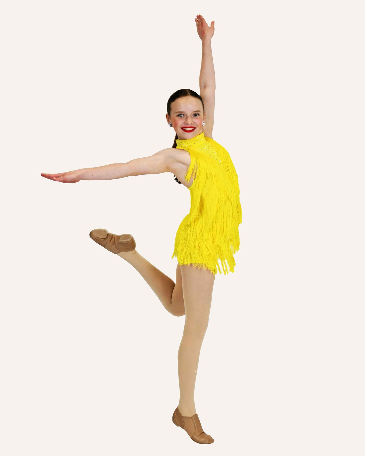 A dancer in a Stouffville Academy Jazz class
