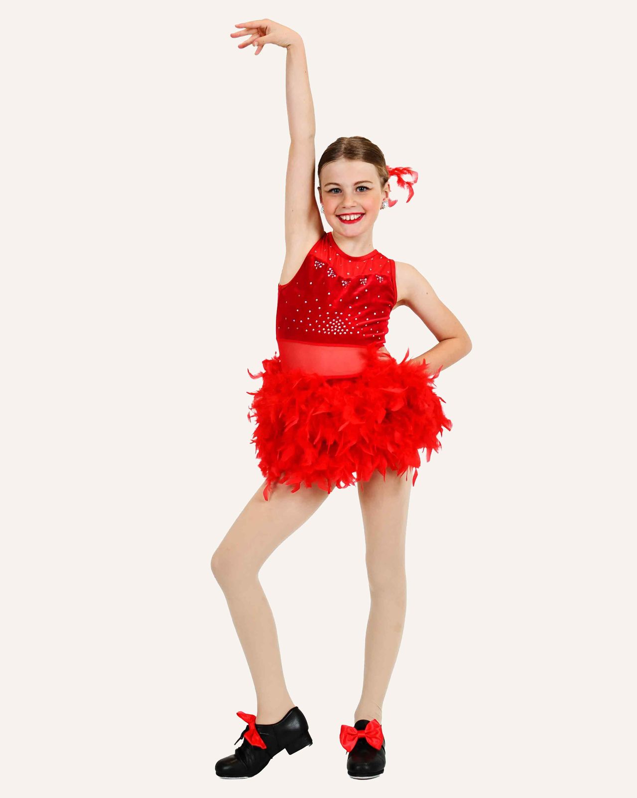 A dancer practising tap technique in a Stouffville Academy Tap class