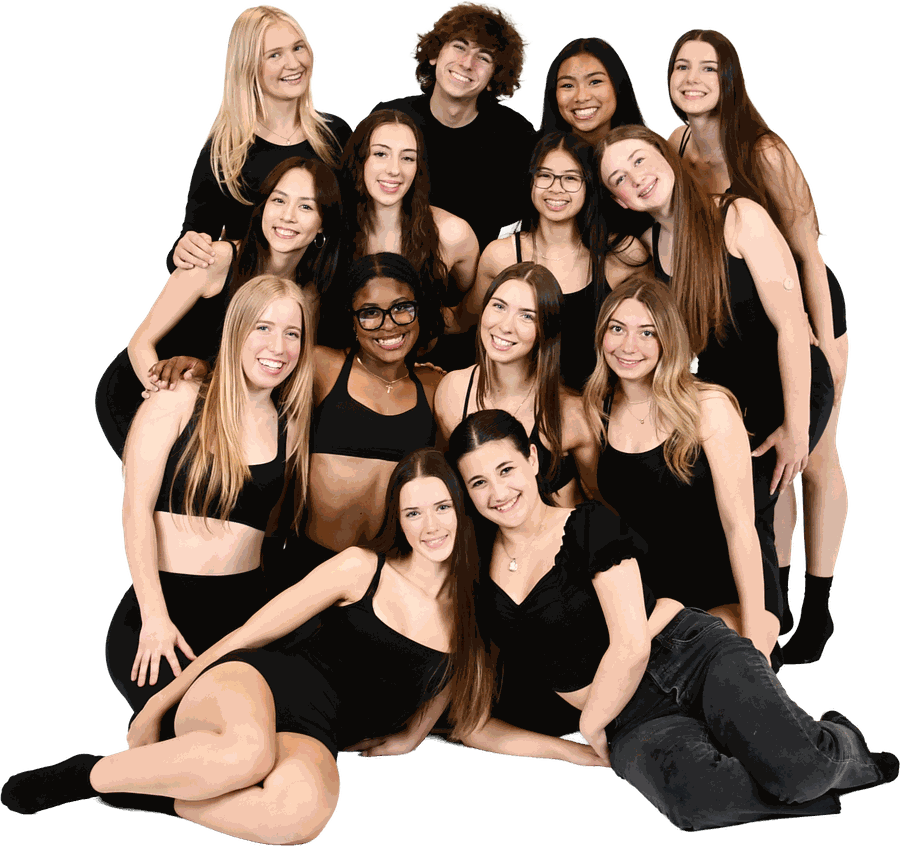 Members of the Stouffville Academy Competitive Dance Team